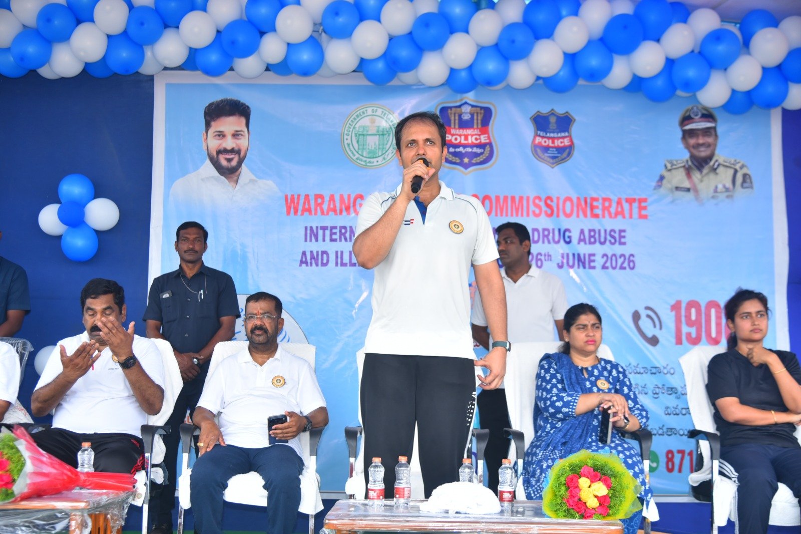​డ్రగ్స్ రహిత సమాజ నిర్మాణంలో యువతే కీలకం: వరంగల్ సీపీ సన్‌ప్రీత్ సింగ్