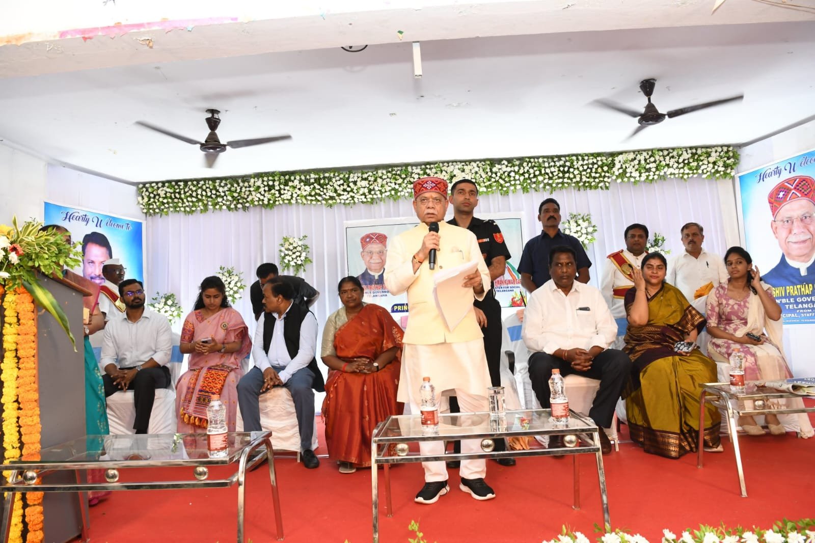 గిరిజన విద్యార్థినులు ఉన్నత శిఖరాలు అధిరోహించాలి: గవర్నర్ శివ్ ప్రతాప్ శుక్లా