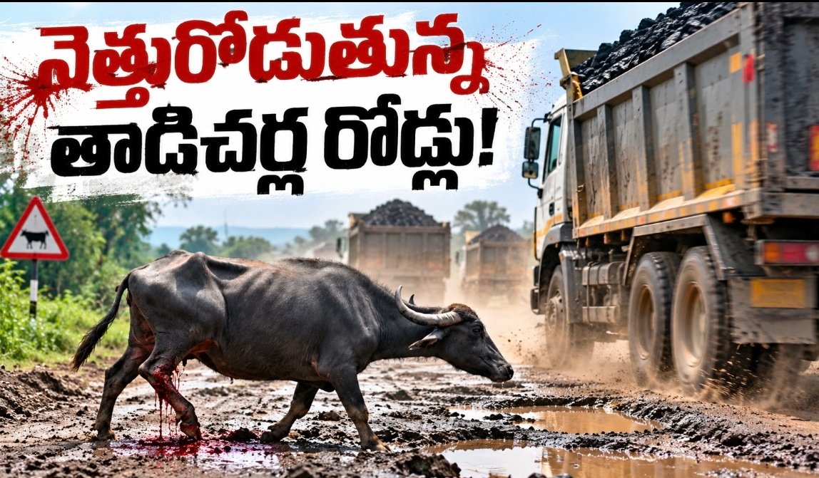 నెత్తురోడుతున్న తాడిచర్ల రోడ్లు!